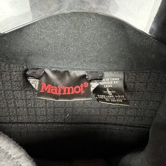 Marmot Jacket L Mens Black Full Zip Pockets Polyester Winter - Picture 2 of 11